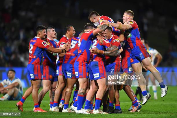2021 NRL Round 24, Knights 15 Titans 14 – Report