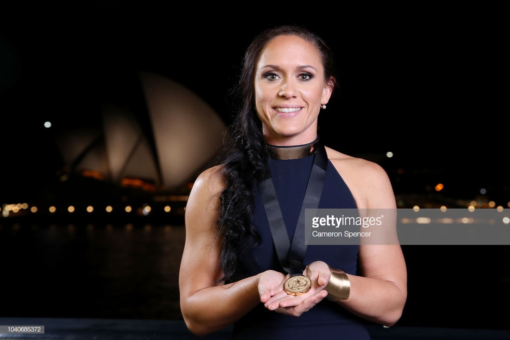 Brittney Breayley wins Dally M Female Player of the Year
