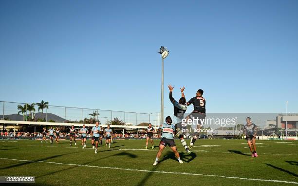 2021 NRL Round 23, Tigers 20 Sharks 50 – Report