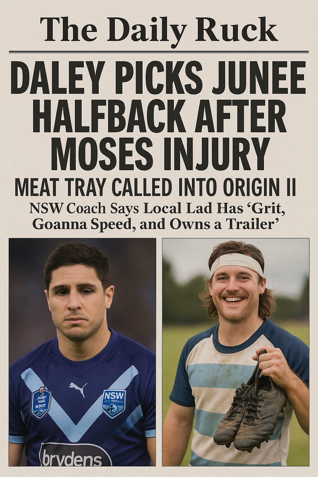 The Daily Ruck: Coach Laurie Daley Turns to Junee Halfback After Mitch Moses Injury Rocks Origin II Plans