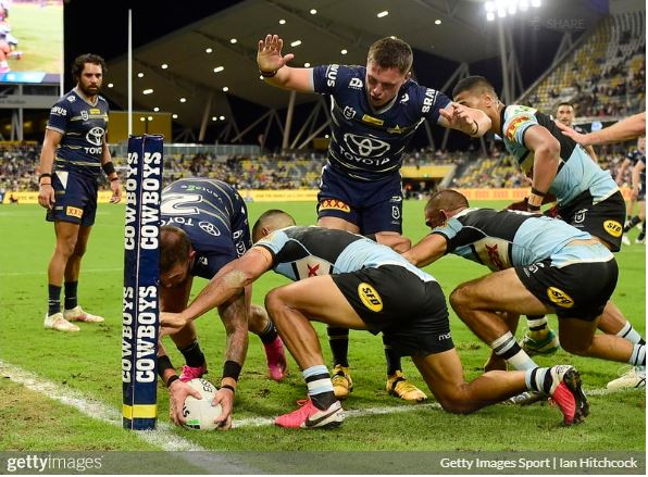 2021 NRL Round 15, Cowboys 24 Sharks 26 – Report