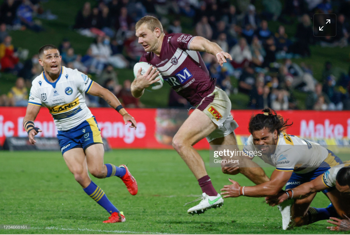 2021 NRL Round 22, Sea Eagles 56 Eels 6 – Report