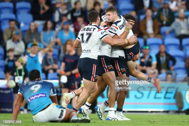 2021 NRL Round 14, Titans 34 Roosters 35 – Report