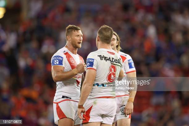 2021 NRL Round Four, Knights 13 Dragons 22 – Report