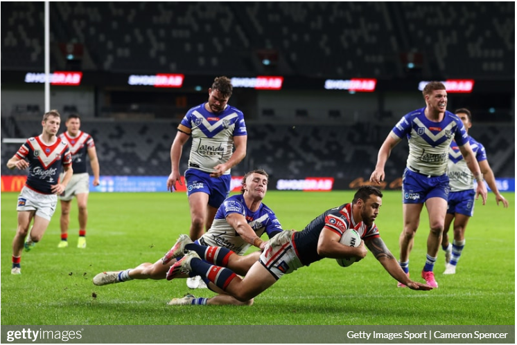 2021 NRL Round 17, Bulldogs 16 Roosters 22 – Report