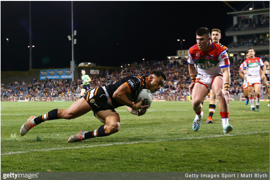 MATCH REPORT | Wests Tigers 46 – 4 Newcastle Knights