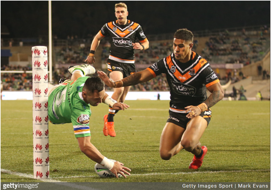 MATCH REPORT | Canberra Raiders 20 – 12 Wests Tigers